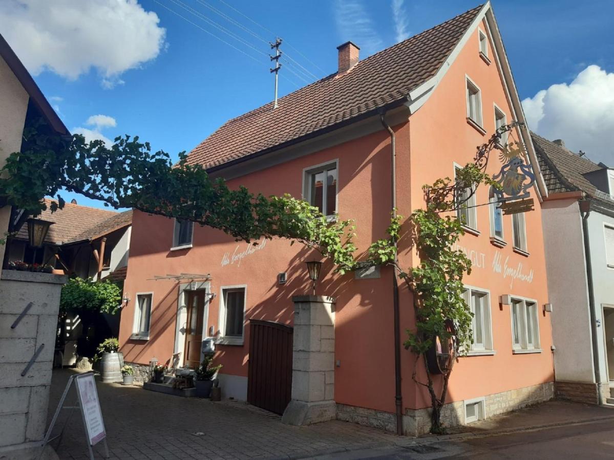 Weingut Engelhardt Lägenhet Rottingen Exteriör bild